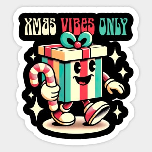 Xmas Vibes Only Sticker